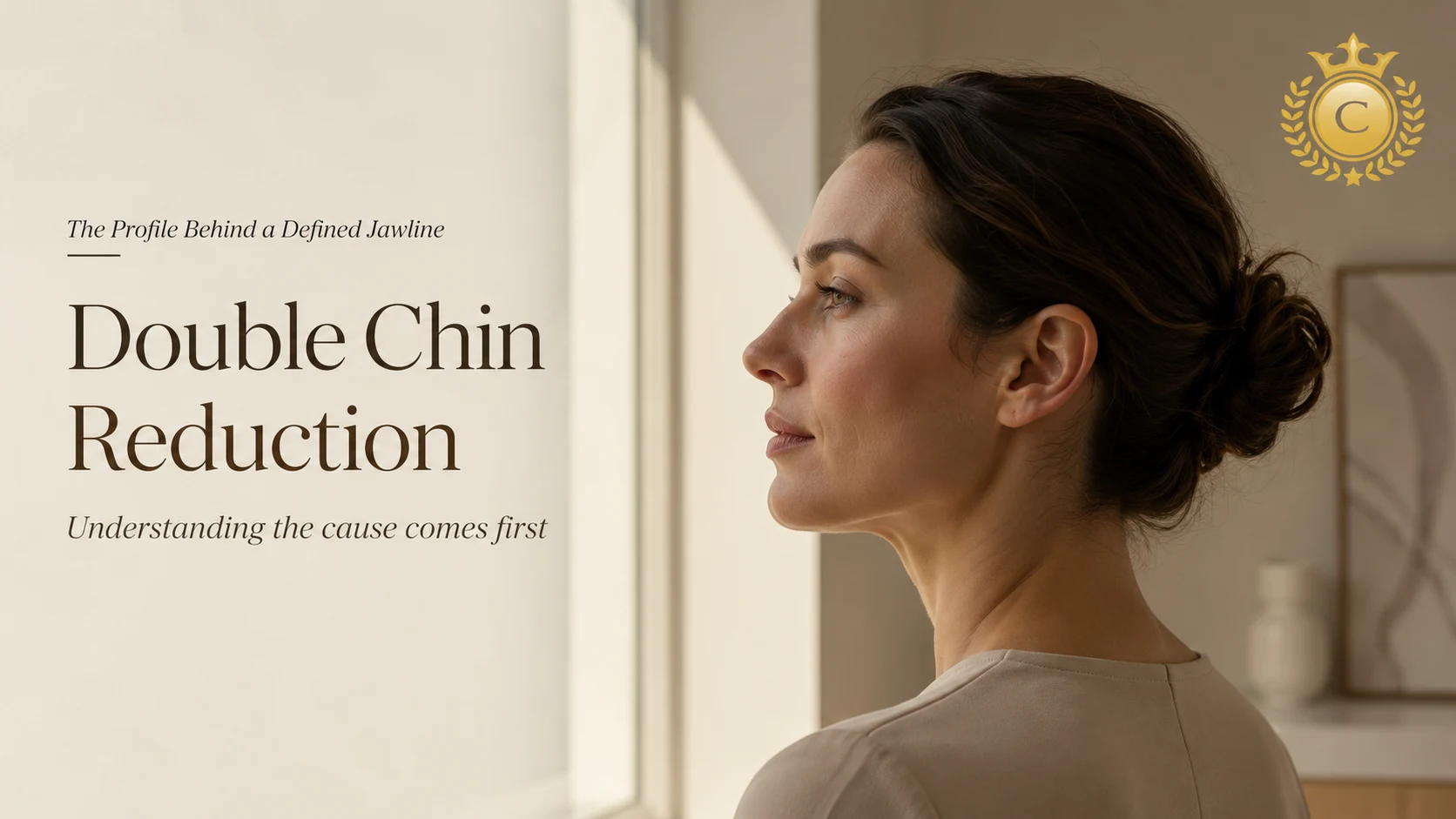 Double chin reduction consultation for chin and jawline contouring at Classy Cosmetic Clinic in Thornhill and Newmarket