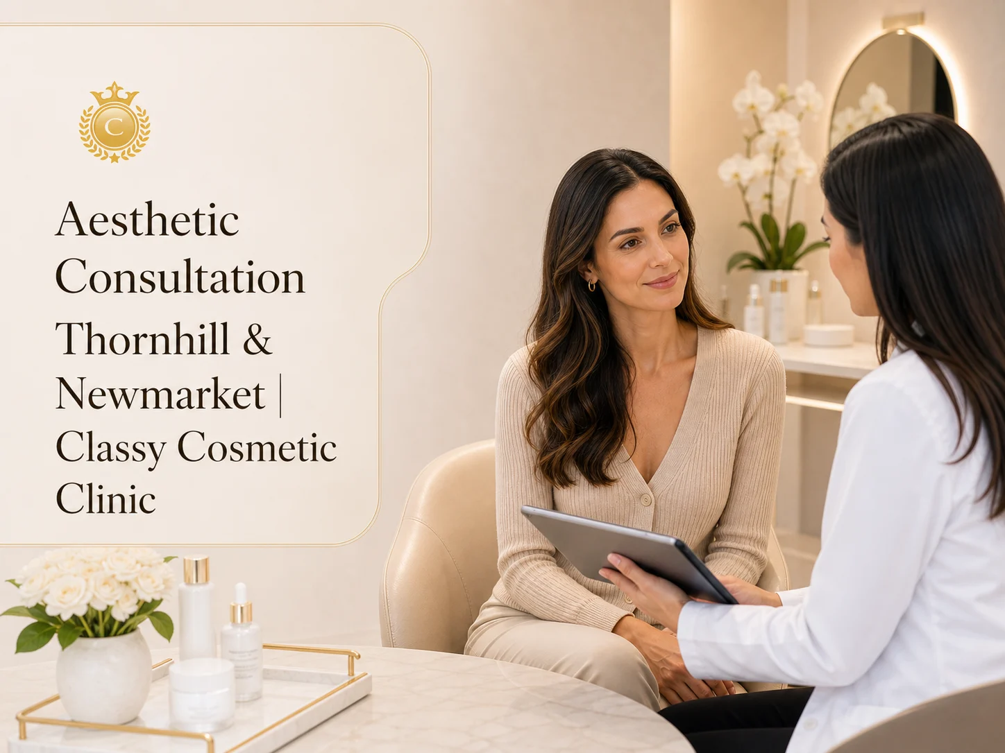 Aesthetic consultation Thornhill and Newmarket at Classy Cosmetic Clinic